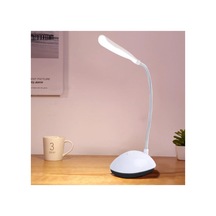 Portatif Taşınabilir Pilli Masa Lambası Beyaz Led Işıklı Mini Masa Lambası Beyaz Beyaz