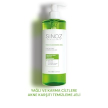Sinoz Yağlı ve Karma Ciltler için Sebum Yüz Temizleme Jeli 400 ﻿ML