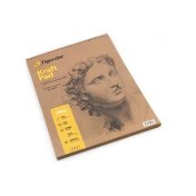 Tigertint Kraft Pad Üstten Spiralli Eskiz Defteri 120 Gr A4 40 Yaprak