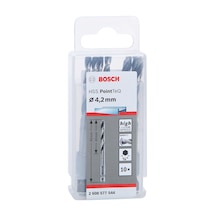 Bosch HSS PointTeQ HEX 4.2mm 10'lu Altıgen Şaftli Metal Delme Ucu - 2608577544