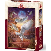 Art Puzzle Ayışığı Baykuşları 1000 Parça Puzzle