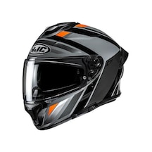 Hjc C71 Faber Mc7 Kapalı Motosiklet Kaskı Gri Turuncu Diğer