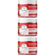 Selülit Jeli 500ml - Sıkılaştırıcı Acı Biber Özlü Masaj Jeli 3 Adet Selülit Fırça