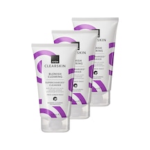 Avon Clearskin Supercharged Lekeler İçin Yüz Temizleyici 3 x 150 ML