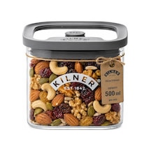 Kilner Borosilikat Cam Kapaklı Saklama Kabı, 500 Ml, Hava Geçirmez, Vakumlu Mühürlü, Bulaşık Makinesinde Yıkanabilir, Kapaklı Saklama Kutusu, Bpa İçer Şeffaf