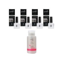 Tr Oje Koruyucu 4 Adet + Pompalı Aseton 200 Ml
