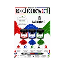 3'lü Set Premium Parafin Soya Wax Toz Mum Boyası Hobi Seti - 10 Cc Kırmızı, Mavi, Yeşil Bkfab3kmy10g Karışık