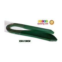 Quillingseti 1cm Petrol Yeşili Quilling Kağıdı 50 Adetli