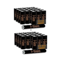 I-gen A175 48'li Paket Ultra Alkalin Pil 24 Adet Lr03 1.5v Aaa İnce Kalem Pil + 24 Adet Lr6 1.5v Aa Kalem Pil