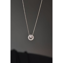 Papatya Silver 925 Ayar Gümüş Rodyum Kaplama Incili Yuvarlak Kolye Papatya Silver 925 Ayar Gümüş Rodyum Kaplama Incili Yuvarlak Kolye