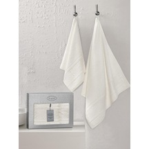 Bambu Havlu Takımı Doğal Ve Yumuşak Dokulu 50x90 Krem