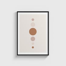 Geometrik Yuvarlaklar 1 Tablo Çerçeveli Poster Duvar Dekorasyonu Siyah Çerçeveli Tablo Siyah Çerçeveli Tablo Dn11d192sıyah