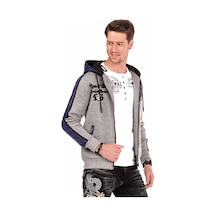 Cipo & Baxx Cl312 Kapşonlu Kalın Kışlık Erkek Sweatshirt 001