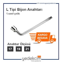L Tip Pipo Bijon Anahtarı 17-19-21 1. Sınıf Çelik (544583448)