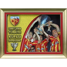 Kayserispor 2007-2008 Ziraat Kupası Kağıt Rölyef Tablo