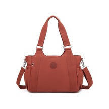 Smart Bags Günlük Orta Boy Su Geçirmez Krınkıl Kumaş Kadın Omuz Çantası Kiremit