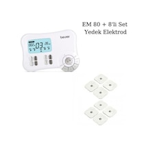 Em 80 Kaslar Için Terapi Masaj Ems Cihazı Ve 8'li Set Yedek Elektrodlar Diğer