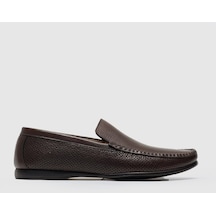 Cabani Hakiki Deri Kahverengi Erkek Loafer Ayakkabı Kahve (521644015) Kahverengi