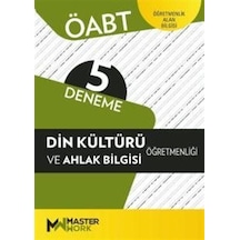 ÖABT Din Kültürü ve Ahlak Bilgisi Öğretmenliği - 5 Deneme- Masterwork