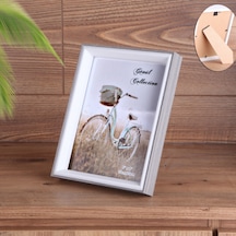 Konak Züccaciye Ahşap Resim Çerçevesi 15x20 Cm Gri Beyaz
