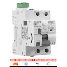 Onoff Tuya Wifi Akıllı Kaçak Akım Sigorta Uzaktan Kontro Zamanlama 40 Amper Grd9l-w Gyl9