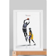 Shaquille O'neal Çerçeveli Tablo - Basketbol Nba Posteri Tablo