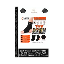 Özel Üretim Cosfer Csf9855- Xl Xxl Neopren Uzun Ayak Bilekliği Egzersiz Açık Fitness Çok Renkli