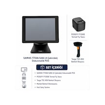 Titan S260 4 Çekirdek Dokunmatik Pos Market Barkod Otomasyon Seti