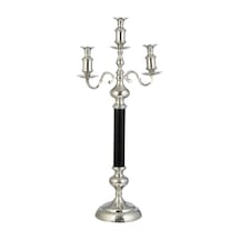 Vitale Andre 3'lü Silver Şamdan 99 Cm Ak.ır0275
