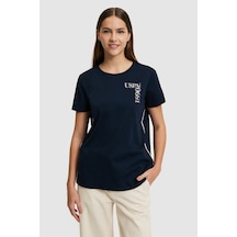 U.s. Polo Assn. Kadın Lacivert Tişört 50323476-vr033
