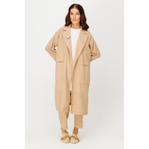 Esswaap Keten Kumaş Ceket Pantolon Takım Camel-camel Camel