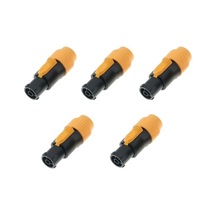 Metabagua Led Ekran Fişi Aydınlatma Ekipmanı Güç Konnektörü Fişleri A-sarı Uvxy5ı Açık Sarı