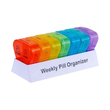 Cbtx 21027 Taşınabilir PP Günlük Hap Kutusu Beyaz