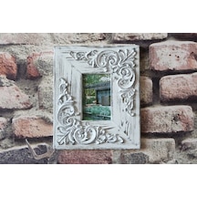 Neiwel Vintage Etna C Resim Ve Ayna Çerçevesi Beyaz