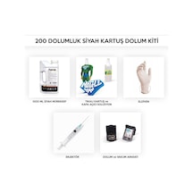 HP Officejet G85 200 Dolumluk Siyah Kartuş Dolum Seti