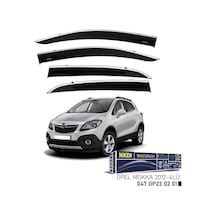 Opel Mokka Niken Kromlu Cam Rüzgarlığı 4lü Set 2012 2018