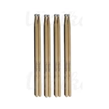 Mendini Baget Plastik Uçlu 4 Çift - Davul - Bateri Bageti Drumsticks 5a Pürüzsüz Yüzey