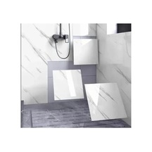 Hubrendy Emin 6 Adet Yapışkanlı Beyaz Mermer Desenli Sticker 30x30 Cm