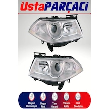 Renault Megane 2 Sağ Sol Far Mercekli Manuel H7 H1 2005-2011