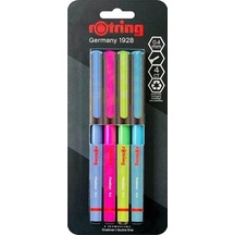 Rotring Liner Fineliner Keçe Uçlu 0.4 Kalem 4 Renk 2166331