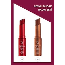 Glow Kiss No: 06 - No: 05 Renkli Dudak Nemlendirici Seti