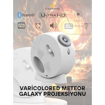Wearfitpro 4k Hd Planetarium Varicolored Meteor Galaxy Projeksiyon 13 Seçenekli Işık Projeksiyonu