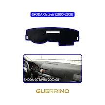 Skoda Octavia 2000-2008 Torpido Koruma Halısı Mavi Kenar