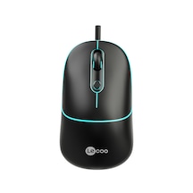 Lenovo Lecoo MS110 RGB Sessiz 2400 DPI Tuşlu Kablolu Optik Mouse