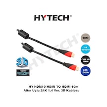Hytech HY-HDM10 Altın Uçlu 10M HDMI Kablo 24K