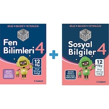 4.Sınıf Fen Bilimleri 3 Boyut + 4.Sınıf Sosyal Bilgiler 3 Boyut
