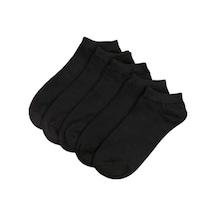 Socks Stores Havlu Unisex Patik Çorap 5'li Siyah