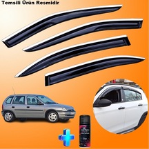 Opel Corsa B Krom Cam Rüzgarlığı Abs Nikelajlı Mügen Cam Rüzgarlığı 1993-2000 Arası + Ebrayn 150ml Koku