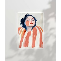 Çerçevesiz Poster Soyut Renklerle Düşler