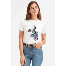 Joker Why So Serious Baskılı Beyaz Kadın Tshirt (534816616)